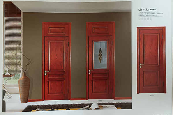 新中式烤漆木门