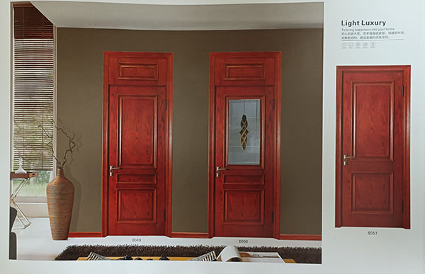 新中式烤漆木门